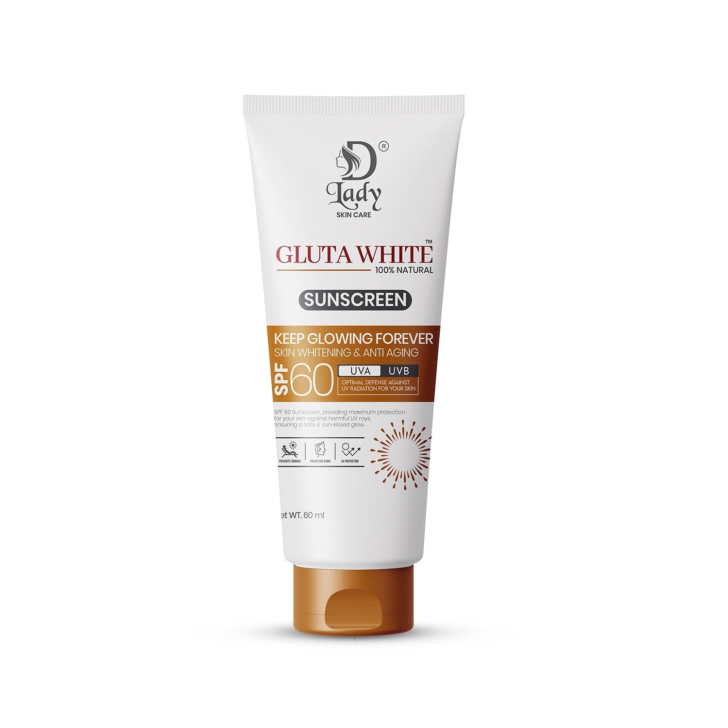 Gluta White Sunscreen SPF 60