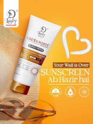 D Lady Gluta White Sunscreen SPF 60