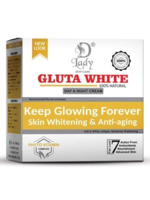 D lady gluta whitening Day & night cream