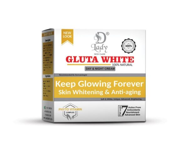 D lady gluta whitening Day & night cream